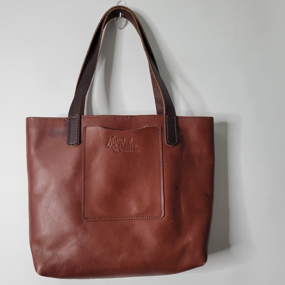 Other - Hand Crafted Leather Pinup Sexy Girl Lined Tote